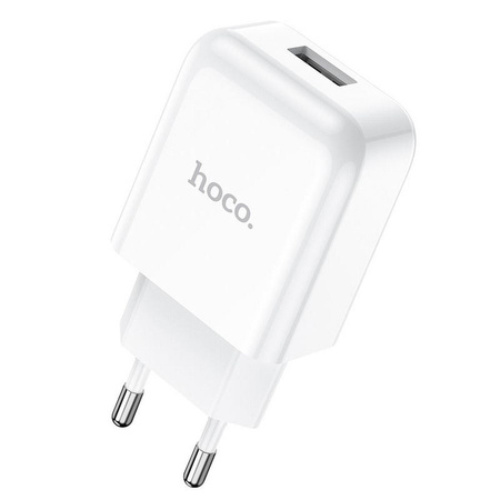 HOCO ładowarka sieciowa USB + kabel do Lightning 8-pin 2A N2 Vigour biała
