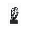 Zawieszka CRYSTAL DIAMOND do telefonu / długość sznura 74cm (37cm w pętli) / na szyję - czarny