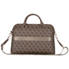 Tasche LAPTOP 15" Guess 4G Zipper Pocket Triangle Logo braun