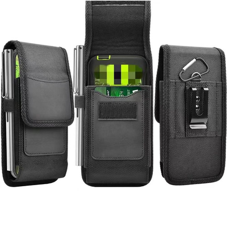 Uniwersalna Kabura PIONOWA do paska OXFORD - Model 3 - do IPHONE 11 / 11 PRO / 12 / 12 PRO / 13 / 13 PRO / SAMSUNG A10 / A41 / A50 / A51 / HUAWEI P30 LITE / P40 / P8 / P9 LITE