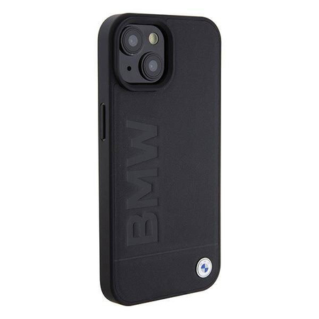 Etui BMW Signature Logo Imprint MagSafe do iPhone 15 - czarne