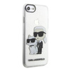 Karl Lagerfeld nakładka do iPhone 7 / 8 / SE KLHCI8HNKCTGT transparentne hardcase IML Glitter NFT Karl&Choupette