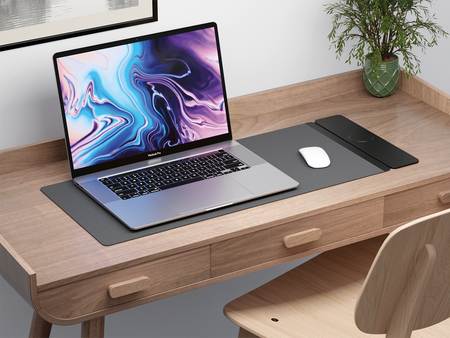 Allity Podkładka pod laptopa z ładowaniem bezprzewodowym 3w1 15W czarna ALP-100