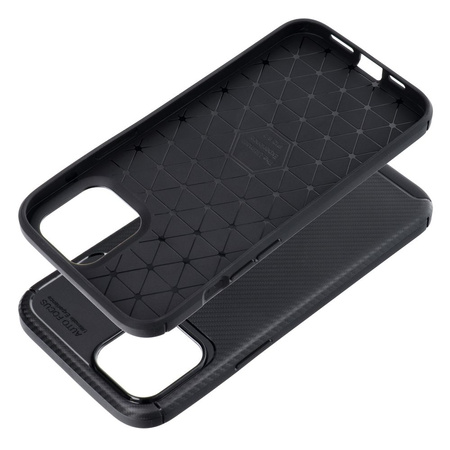 Futerał CARBON PREMIUM do IPHONE 12 Pro Max czarny