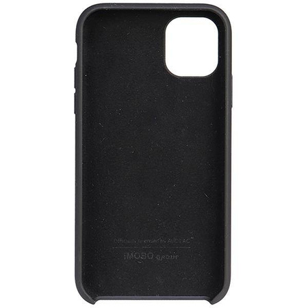 Audi Silikonhülle iPhone 12/12 Pro 6,1&quot; schwarz/schwarz Hardcase AU-LSRIP12P-Q3/D1-BK