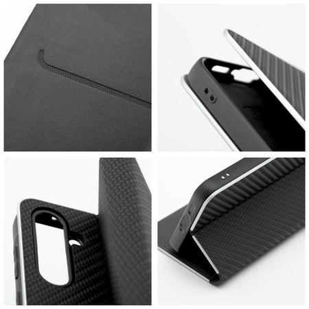 Kabura LUNA Book Carbon do XIAOMI 13T czarny