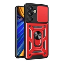 Hybrid Armor Camshield Samsung Galaxy S25 Red