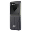 Original Handyhülle SAMSUNG GALAXY Z FLIP 6 Audi Synthetic Leather (AU-TPUPCFlip6-Q5/D1-BK) schwarz