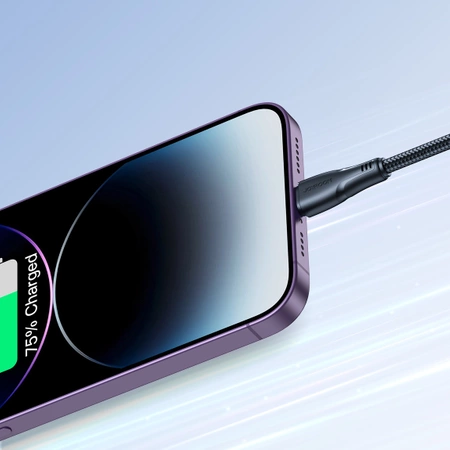 Joyroom Kabel USB - Lightning 2.4A Surpass Series 3 m schwarz (S-UL012A11)