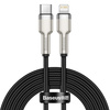 Baseus Cafule Series Metal Data Cable Type-C to iP PD 20W 2m Black