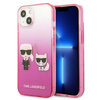 Karl Lagerfeld KLHCP13STGKCP iPhone 13 mini 5,4 "hardcase pink / pink Gradient Ikonik Karl &amp; Choupette
