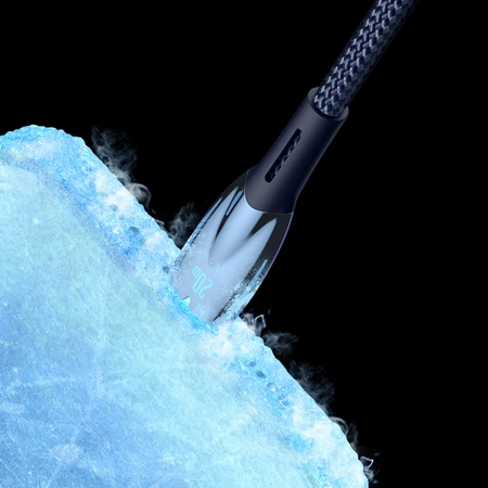 Kabel der Baseus Glimmer-Serie mit Schnellladefunktion USB-C - Lightning 480 Mb/s PD 20 W 1 m weiß