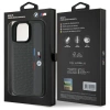 Etui BMW M Perforated Tricolor Detail Line na iPhone 16 Pro Max - ciemnoszare