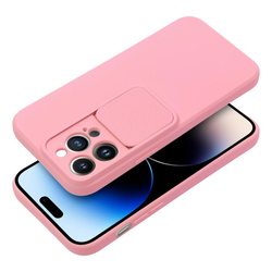Futerał SLIDE do IPHONE 15 Plus jasnoróżowy