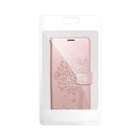 Kabura MEZZO Book do SAMSUNG A35 5G drzewo złoty róż
