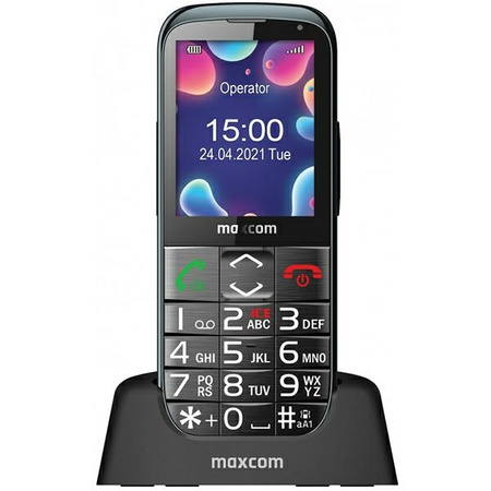 Telefon dla Seniora Maxcom Comfort MM724BB / czarny
