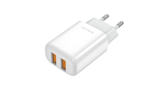 JELLICO wall charger EU02 2.4A 12W 2xUSB White