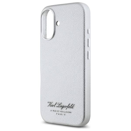 Karl Lagerfeld Hotel RSG - Etui iPhone 16 (szary)