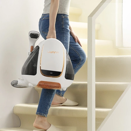 Odkurzacz piorący UWANT B100-S 12000Pa 450W dla alergików, czyszczenie parowe - biały