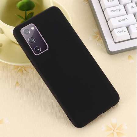 Etui SAMSUNG GALAXY S20 FE / S20 LITE Silicone case elastyczne silikonowe czarne