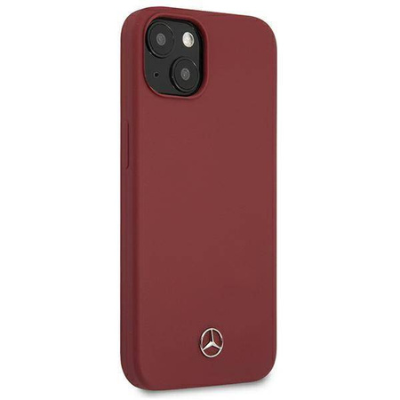 Mercedes MEHCP13MSILRE iPhone 13 6.1 "rot / rote Hardcase-Silikonlinie
