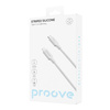 Proove kabel Striped Silicone Type-C do Lightning (1m) biały