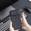 Nillkin Synthetic Fiber S Case iPhone 14 Hülle mit Kameraabdeckung, schwarz