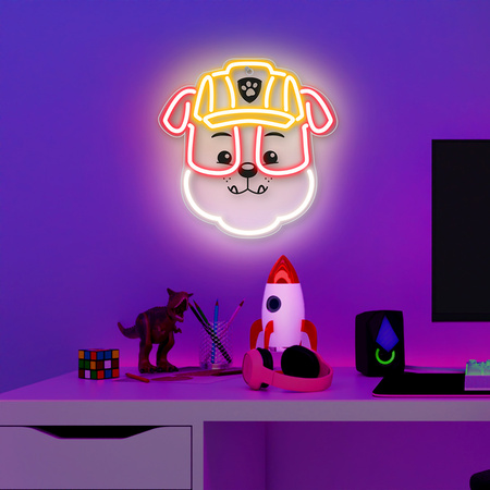 Wiszący neon LED na plexi Psi Patrol - Rubble OW-130446