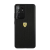 Ferrari FESPEHCS21LBK S21 Ultra G996 czarny/black hardcase On Track Perforated