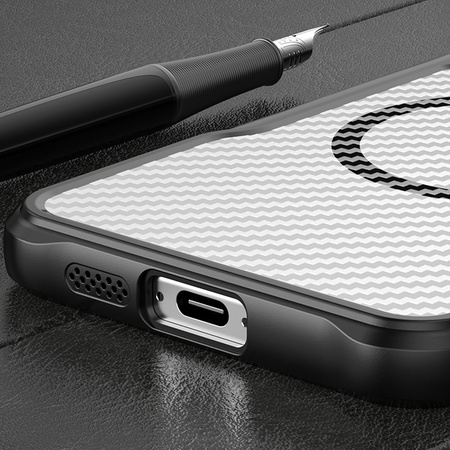 Nakładka Defender Carbon Mag do Samsung Galaxy S24 FE czarna