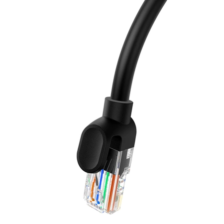 Baseus High Speed ​​Cat 5 RJ-45 1000Mb/s Ethernet cable 8m round - black