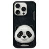 Nimmy etui iPhone 16 Pro 6.3"             czarny/black Big Eyed Pet 2.0 Panda