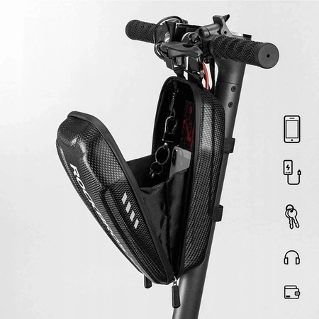 Rockbros B62-1 Fahrradtasche für Lenker oder Rahmen 3 l - Schwarz