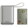 PowerBank 4w1 Bazic Fusion Mini 20000mAh kabel USB-C/Lightning szary