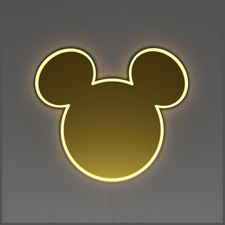 Neon Yellowpop Disney Mickey Mirror      złoty