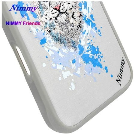 Etui Nimmy Pantera MagSafe do iPhone 16   jasnoszary