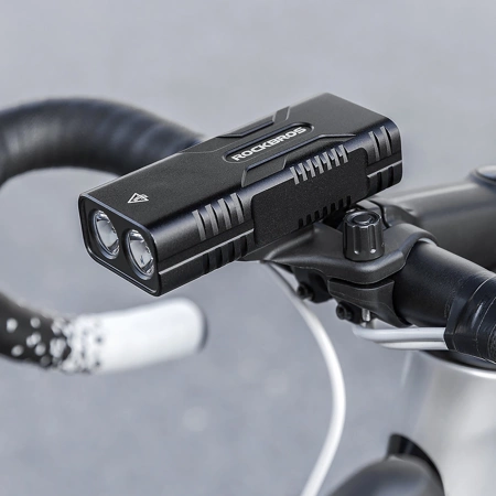 Rockbros 24310002001 Fahrradlicht 850 lm mit Powerbank-Funktion + USB-C - USB-A Kabel - Schwarz