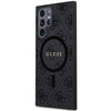 Oryginalne Etui GUESS Hardcase GUHMS24LG4GFRK do Samsung S24 Ultra (Kompatybilny z Magsafe / 4G Ring classic logo / czarny)