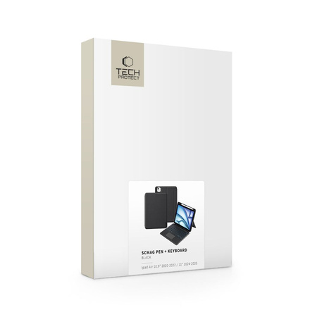 Etui Tech-Protect SC Mag Pen + Keyboard na Apple iPad Air 10.9" 4 / 5 gen. (2020-2022) / 11" 6 gen. (2024) - czarne
