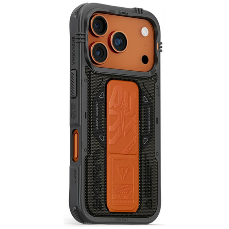 Etui Skinarma Phantom do iPhone 17 Pro Magnetic Charging + Grip Stand oliwkowy