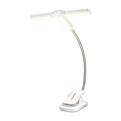 Lampka bezprzewodowa Tri-Head Glocusent GLCSNTA2303 z klipsem USB-C 1000mAh biała
