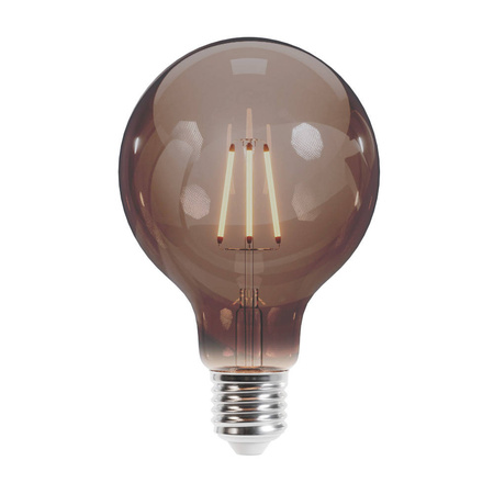 Żarówka LED Filament E27 G95 4W 230V 2000K 400lm COG dymiona Forever Light