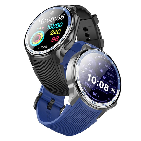 HOCO smartwatch z funkcją rozmowy AMOLED Y24 srebrny