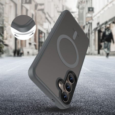 TECH-PROTECT MAGMAT MAGSAFE GALAXY S25 MATTE TITANIUM