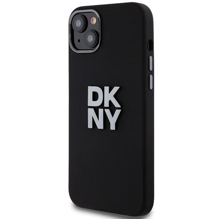 DKNY DKHCP15MSMCBSK iPhone 15 Plus / 14 Plus 6.7" czarny/black hardcase Liquid Silicone Metal Logo
