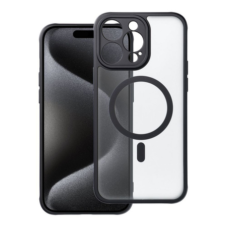 Futerał Full Matte Mag Cover kompatybilny z MagSafe do IPHONE 15 PRO MAX czarny