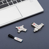 Pendrive 16GB USB 3.2 Gen 1 (USB A / USB C / Lightning / Micro USB) Forcell F-Data Metal Quad srebrny