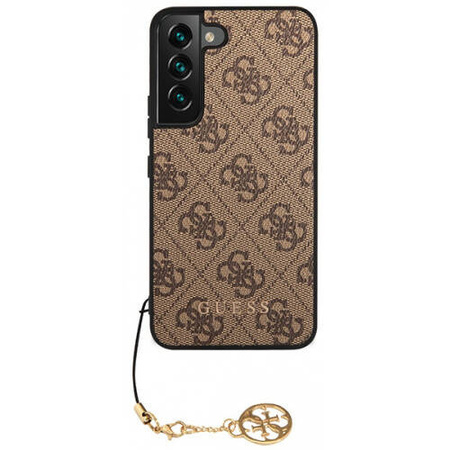 Guess 4G Charms Collection - Etui Samsung Galaxy S23 (brązowy)