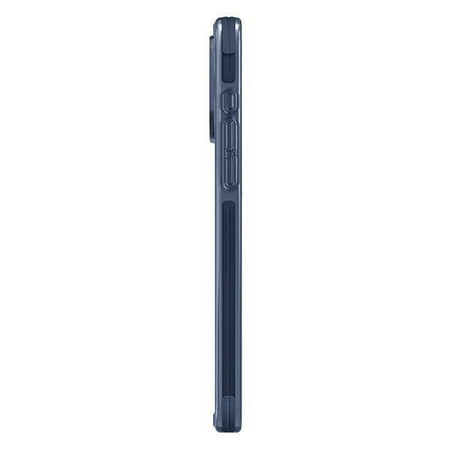 Uniq Combat iPhone 15 Pro 6,1" Hülle Magclick Charging blau/rauchblau