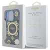 Original Case IPHONE 16 PRO MAX Guess Hardcase IML Peony On 4G Background MagSafe (GUHMP16XH4PYEEB) blue